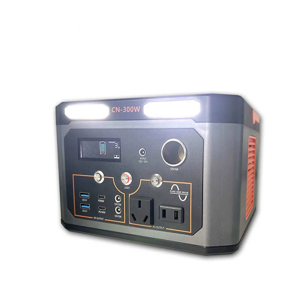 China Wholesale Best Price Mobile Lithium Ion Battery 300W Portable Power Station  For Camping Emergency