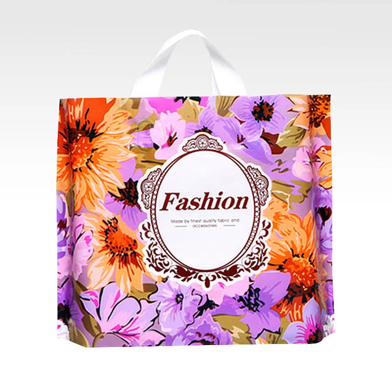 Wholesale Thick T Shirt Clothing Jewelry Packaging Shopping Custom Thank You Plastic Gift Bag With Handle