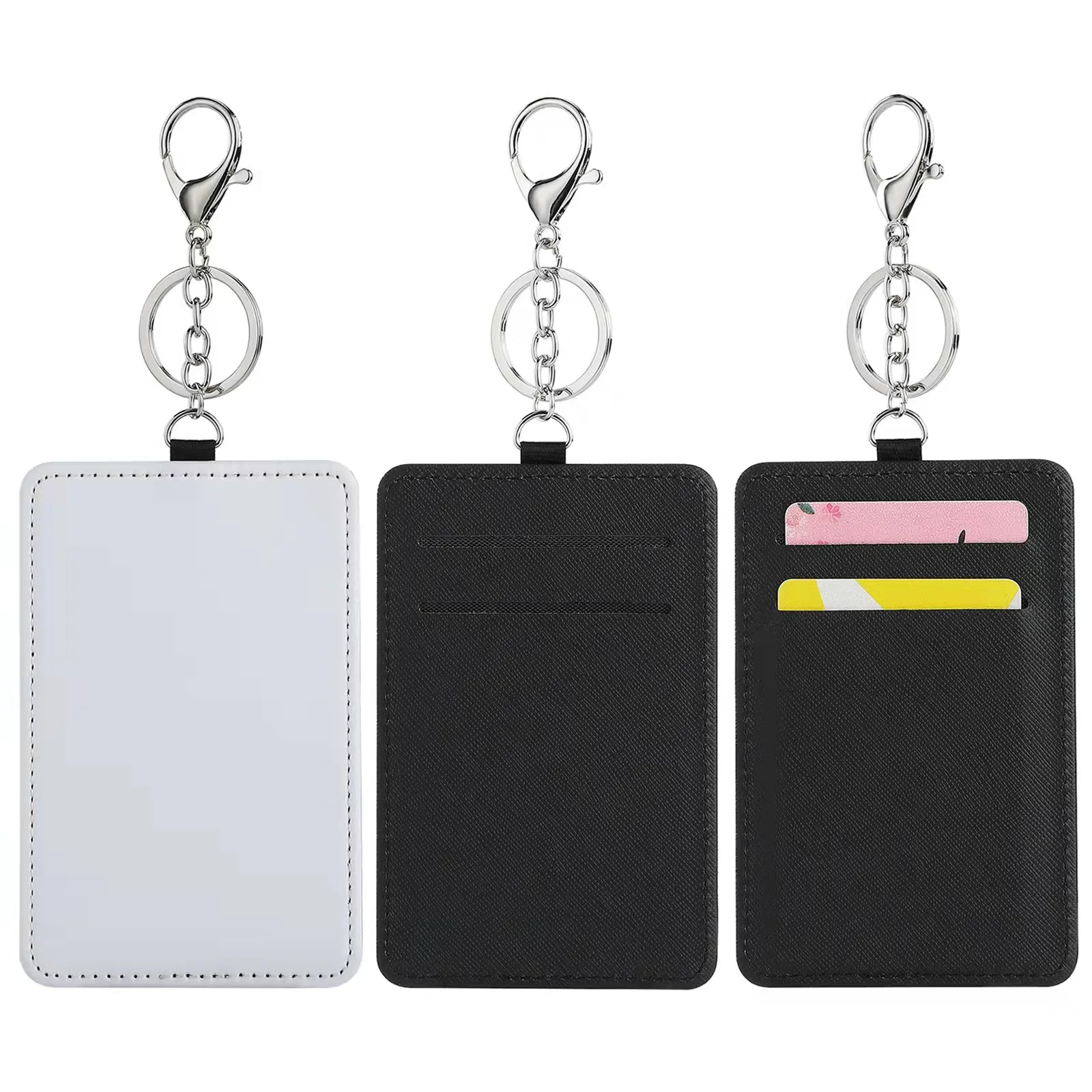DIY Sublimation Blank Leather Card Holder for credit card blank sublimation card wallets