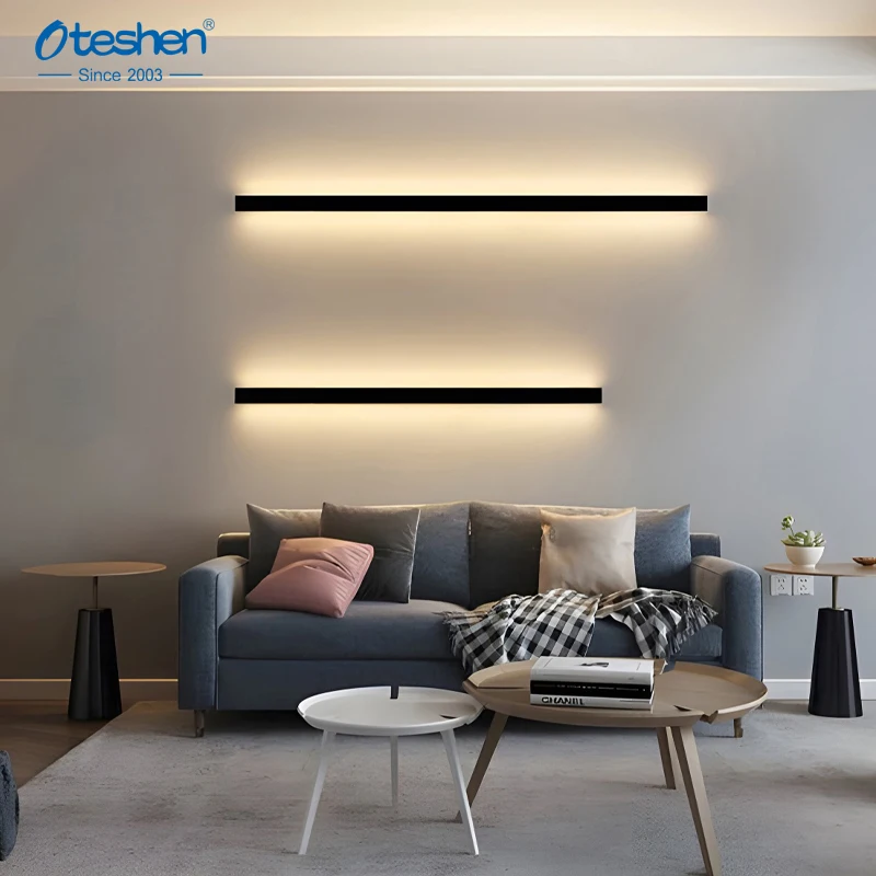 Warm White LED Wall Lamps Aluminum Strip Series Garden Lighting Aluminum Base LED Wall Lighting