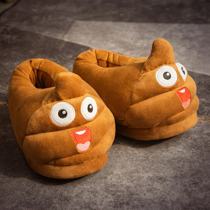 New cute plush animal slippers Light weight animal shaped plush slipper for home