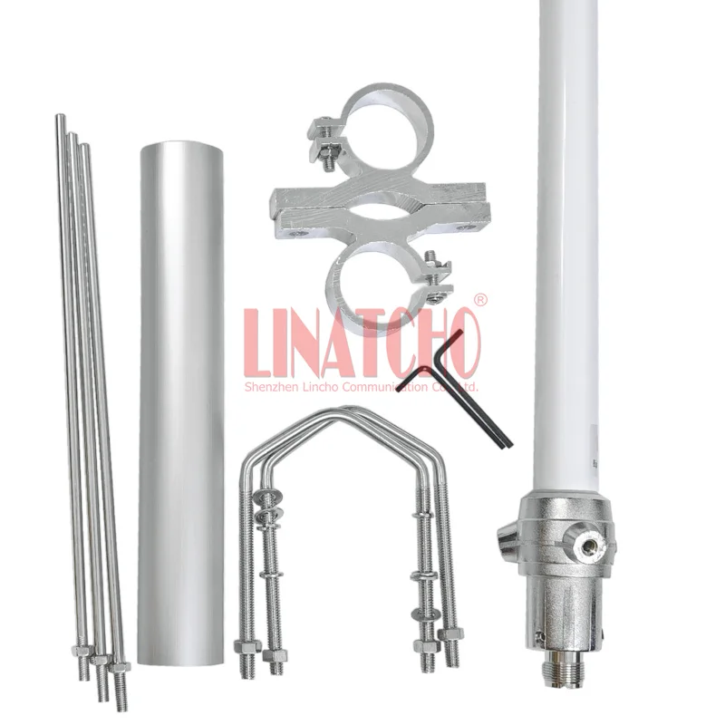 1.7Meter BC200 With Cutting Chart 430-490MHz UHF Repeater Base Station Fiberglass Antenna Mast
