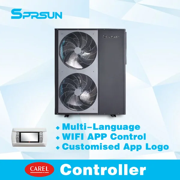 R32 22kw A+++ Sprsun Heat Pump Air to Water Air Source Water Heater for Heating Cooling Hot Water EVI DC Inverter