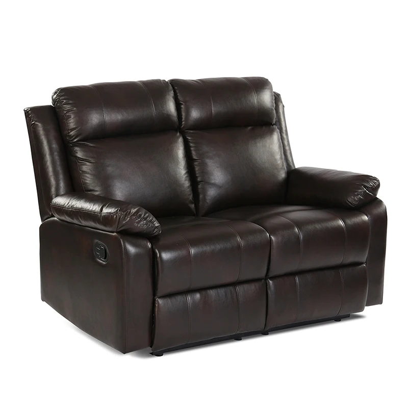 Wholesale furniture living room furniture leather recliner sofa and cup holder cheering rocker manual sofa recliner set