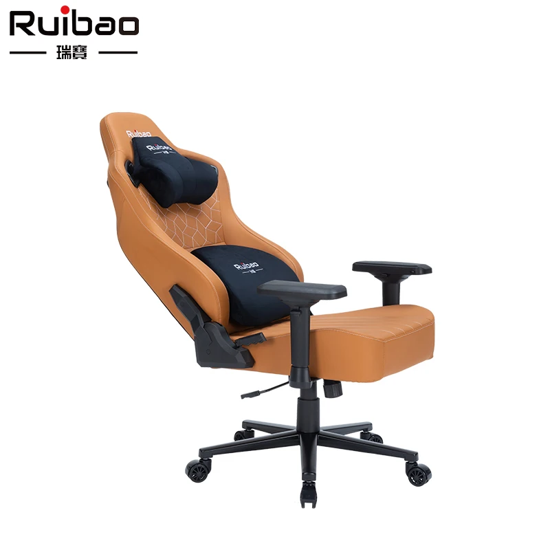 Ruibao Luxury Custom New Design Cheap Computer Gamer PC Racing Gaming Chair ODM OEM PU Leather Recliner Game Chair