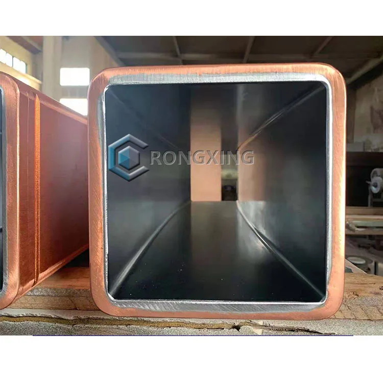 160x160x800mm R4m R6m Crystallizer Copper Mould Tube Price