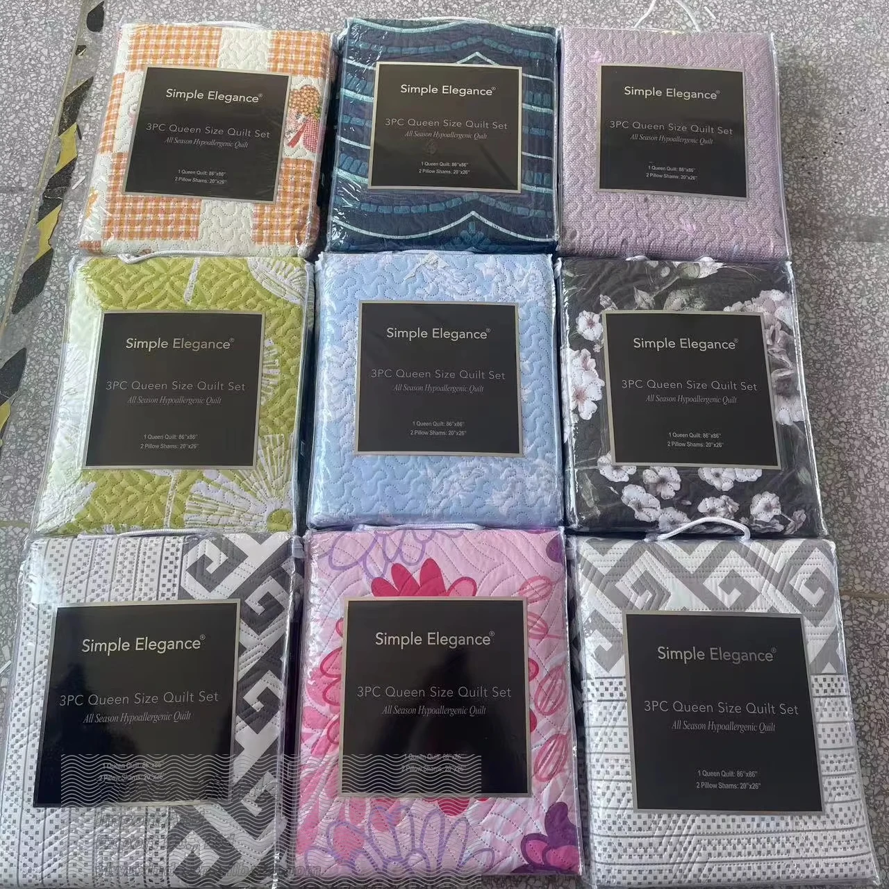 cheap price quilt set 3pcs ultrasonic bedspread bedding set bonito edredon couvre-lit