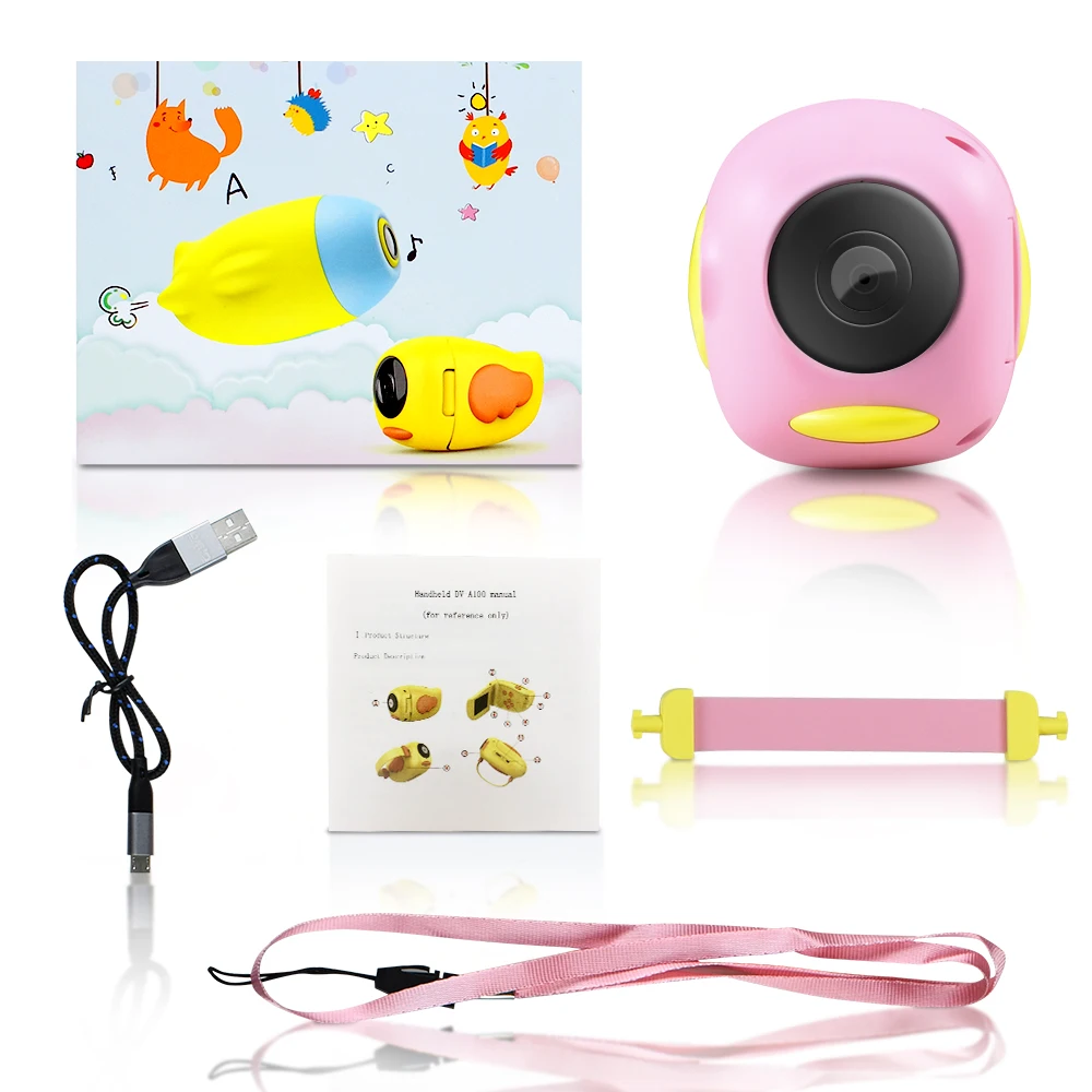 Factory 2021 Hot Sale HD Kid 1080P Camera Video Selfie Camera Toys for Children Cheap Digital Camera for Picture Game
