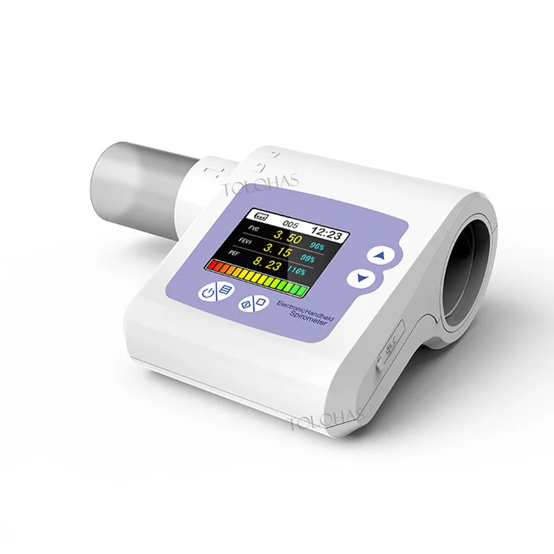 LHCSP10 Medical Digital Lung Volume Device Peak Flow Meter Spirometer Breathing Diagnostic Vitalograph Spirometry