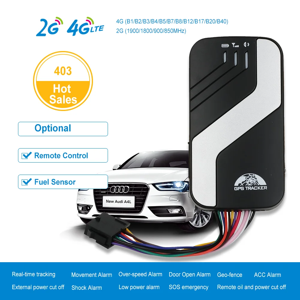 GPS Tracking Device COBAN BAANOOL Tk403 4G car GPS Tracker with plate plate APP Tracker GPS Tracker