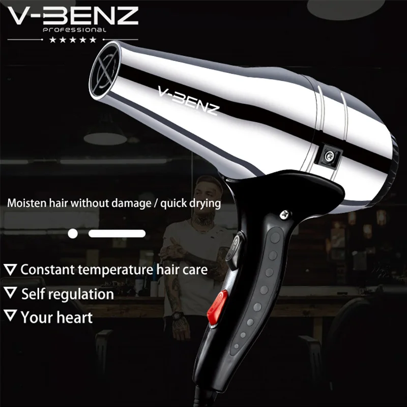 New Design Adjustable Hot And Cold Air Hair Dryer Professional Salon Powerful Hair Dryer With Accessories