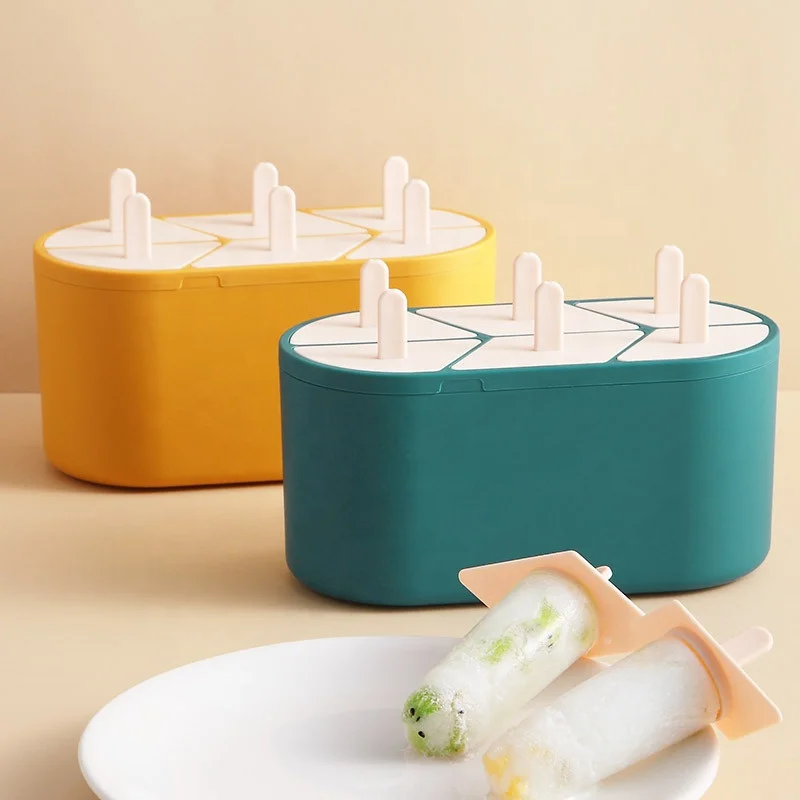 PP Popsicle Mold Fruit DIY Ice Cream Pop Maker Logo Printed