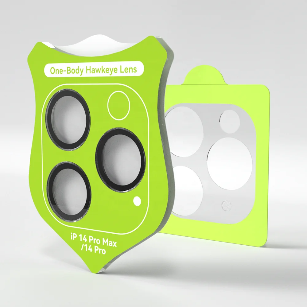 New One-Body Hawkeye Lens Film Eagle Eye Camera Lens Tempered Glass Protector for iPhone 14 Pro