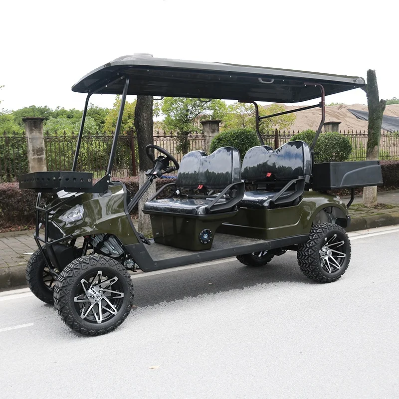 High Performance Golf Cart Lithium Outdoor Estate Electric Classic Golf Cart With Cargo Bed