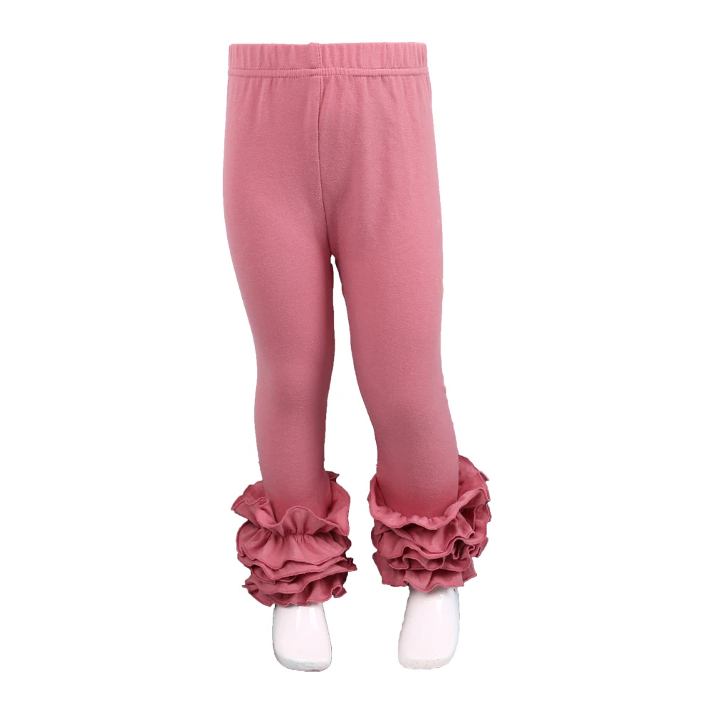 apparel stock lot kids baby icing leggings girls trousers boutique cheap cute clothes toddler ruffle pants