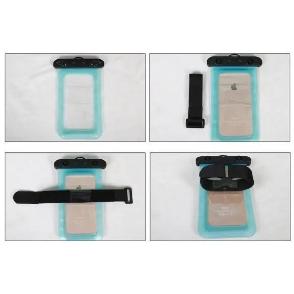 Fashion design cheap diving sports colorful mobile phone waterproof bag, promotional gift PVC waterproof phone case