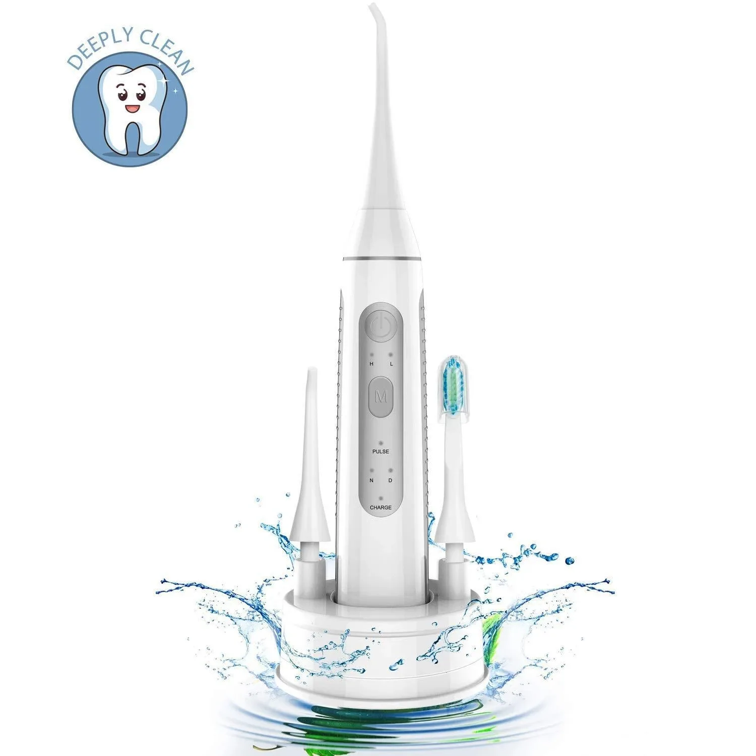 Multi-function Oral Irrigator Sonic Electric Toothbrush And Water Flosser In 1