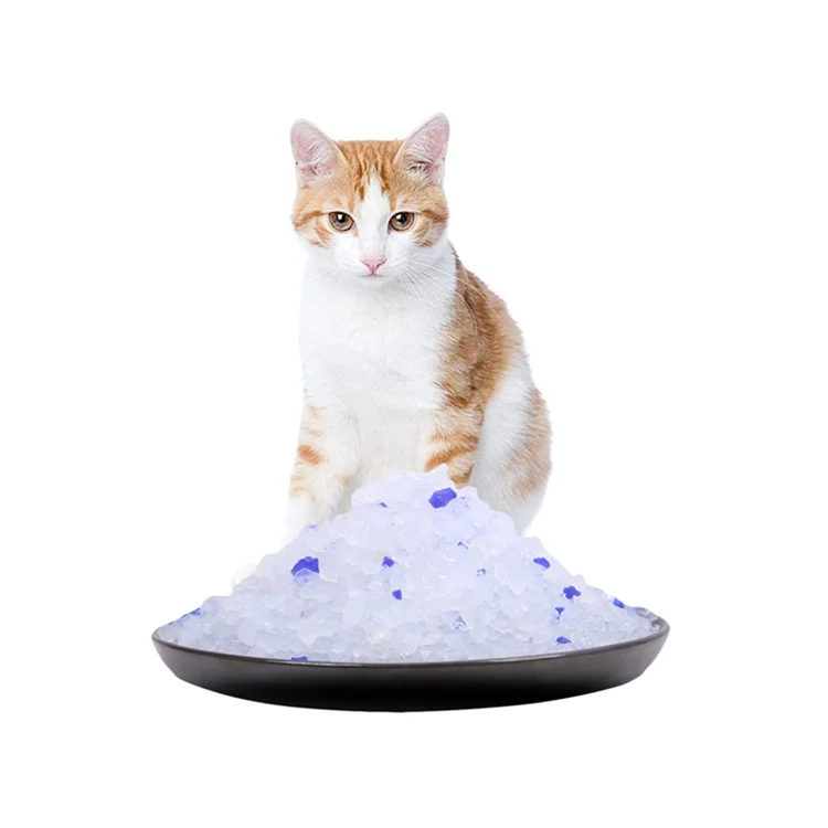 Dust-free Oem Bsci Factory Directly Sell Non-clumping Wholesale Crystal Cat Litter Highly Absorbent Silica Gel Cat Litter