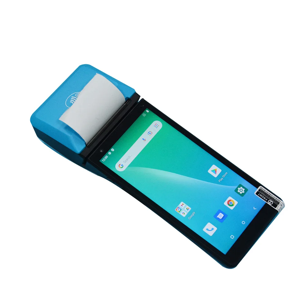 Прочный портативный POS-терминал GMS WIFI NFC Android 11 мобильные POS-системы с термопринтером Z500C