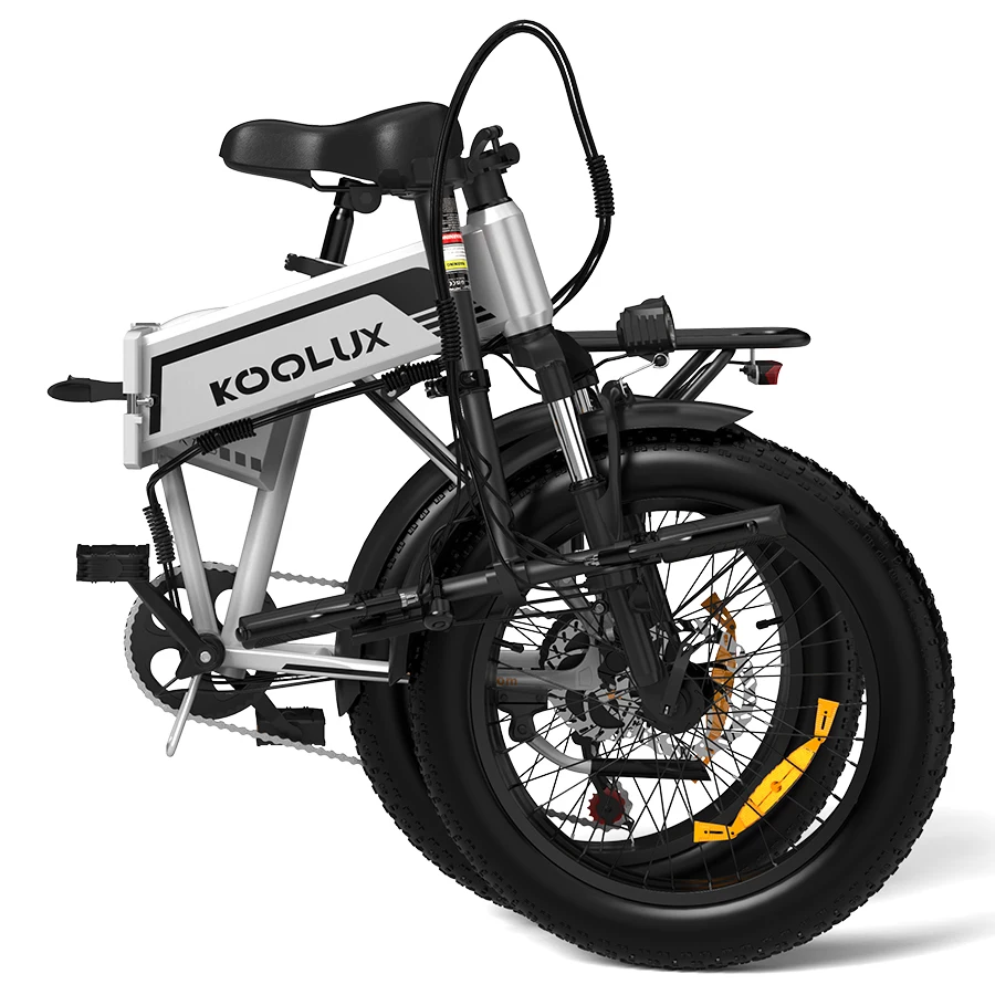 bike Folding 500W Dual Motor KOOLUX 48v13Ah Battery Oil Brake Full Suspension Fat Tire Aluminum Alloy frame Electric Bike