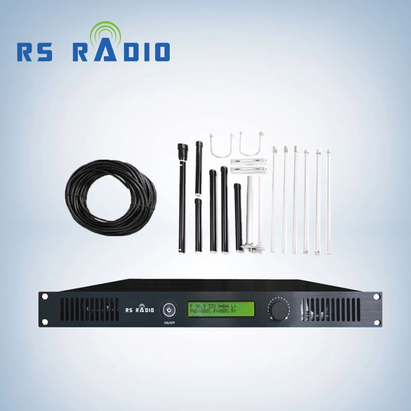 RS RADIO Fm Broadcast Transmitter 50w Full Broadcast Equipment