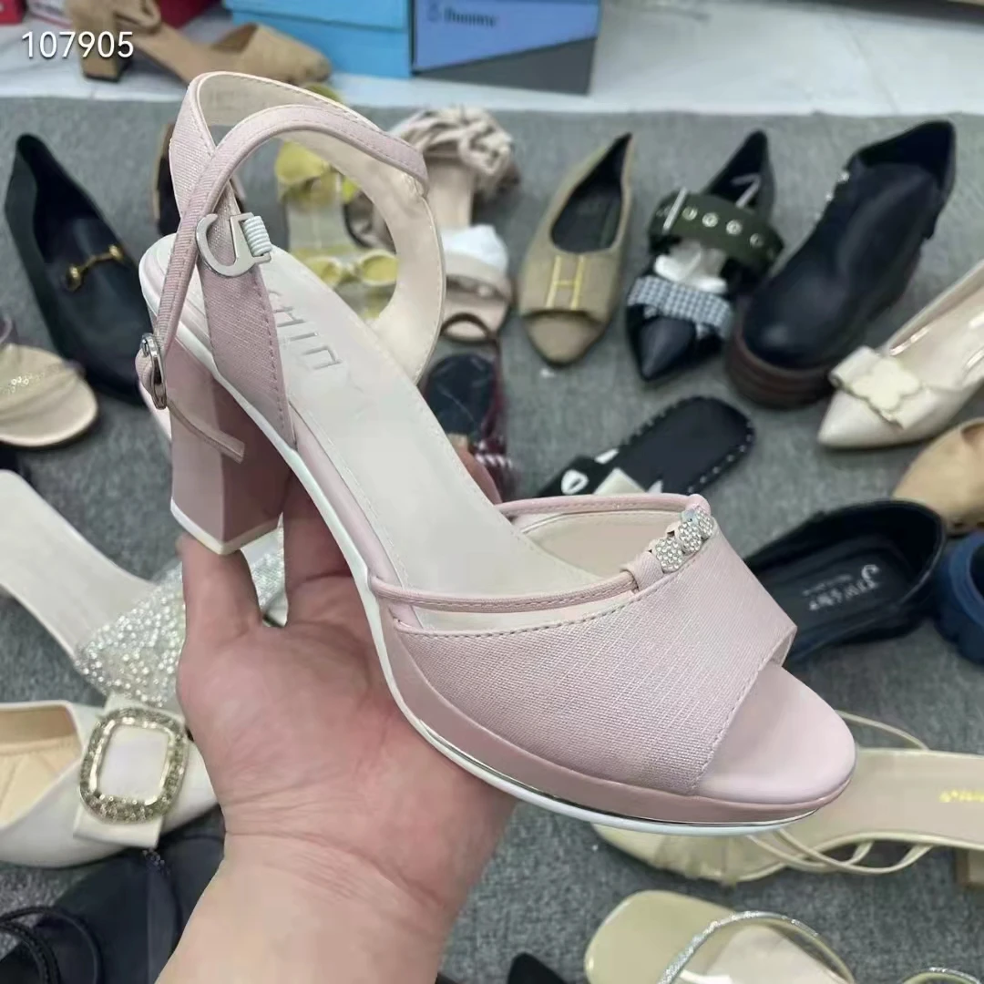 Bulk Wholesale Cheap Ladies Flat Fashion Slippers Boots Sneakers Mixed Stocks Shoes