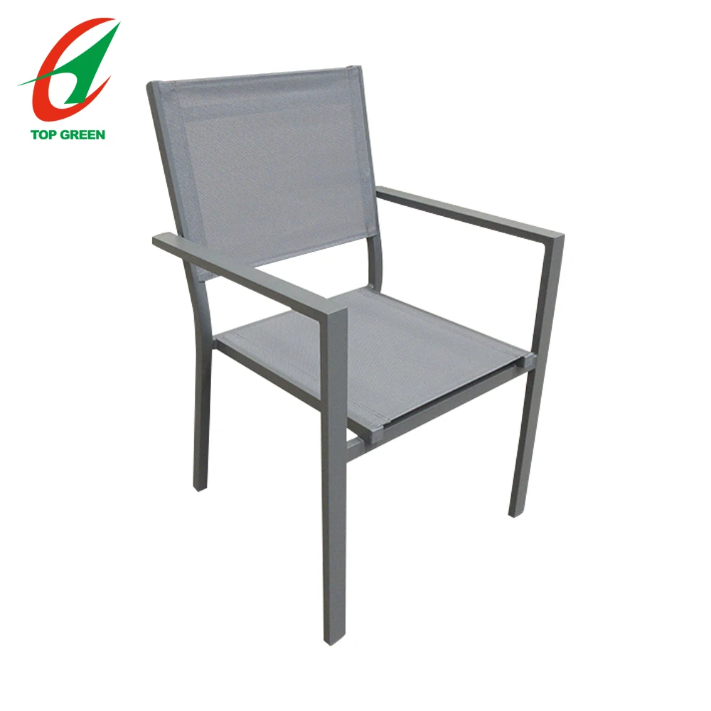 2022greensale Lounge Chairs Pool Outdoor Restaurant Chairs Modern Design Alu.stackable Chair Outdoor Table Aluminum Luxury