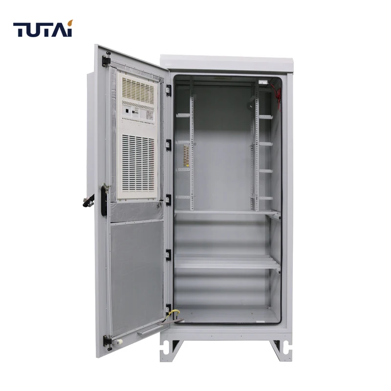 Outdoor waterproof power equipment rack housing telecommunications network cabinet