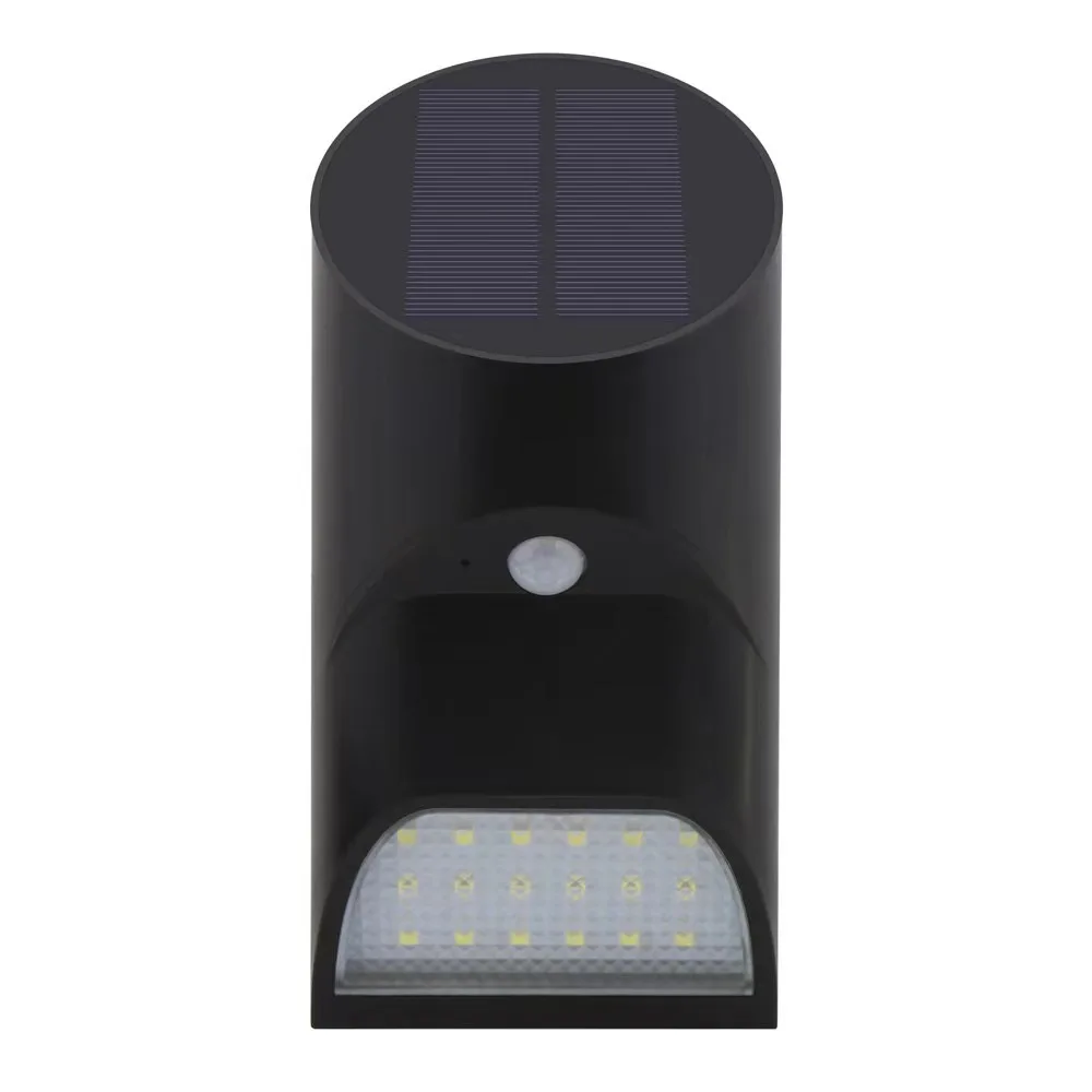 New outdoor solar wall lamp with human infrared sensing decoration for courtyard eaves lighting, bamboo tube lamp