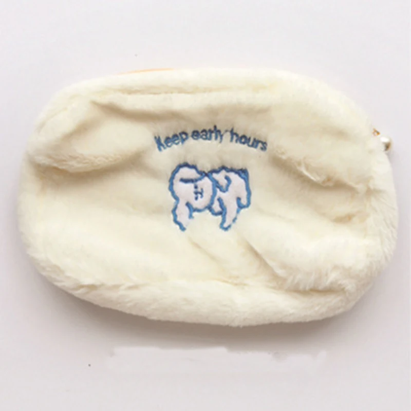 Felt Pen Holder Bags Animal Case Storage Cosmetic Makeup Bag Plush Stationery Pouch