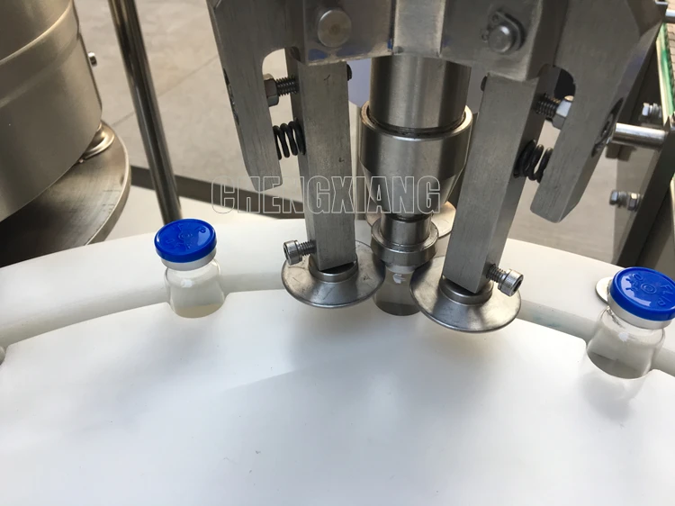 Quality assurance automatic 2 nozzles 5ml 10ml 15ml glass vial filling machine