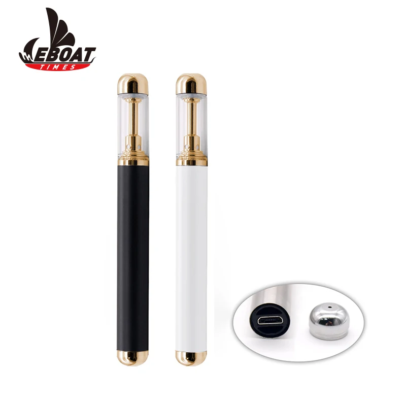 Cbd электронная сигарета 530mah керамическая катушка стеклянный бак пустой 1,0 мл cbd испаритель ручка