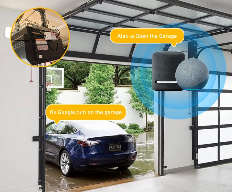 AGSHOME Smart Garage Door Opener Remote, Universal Garage Door Wireless Controller Compatible with Homekit