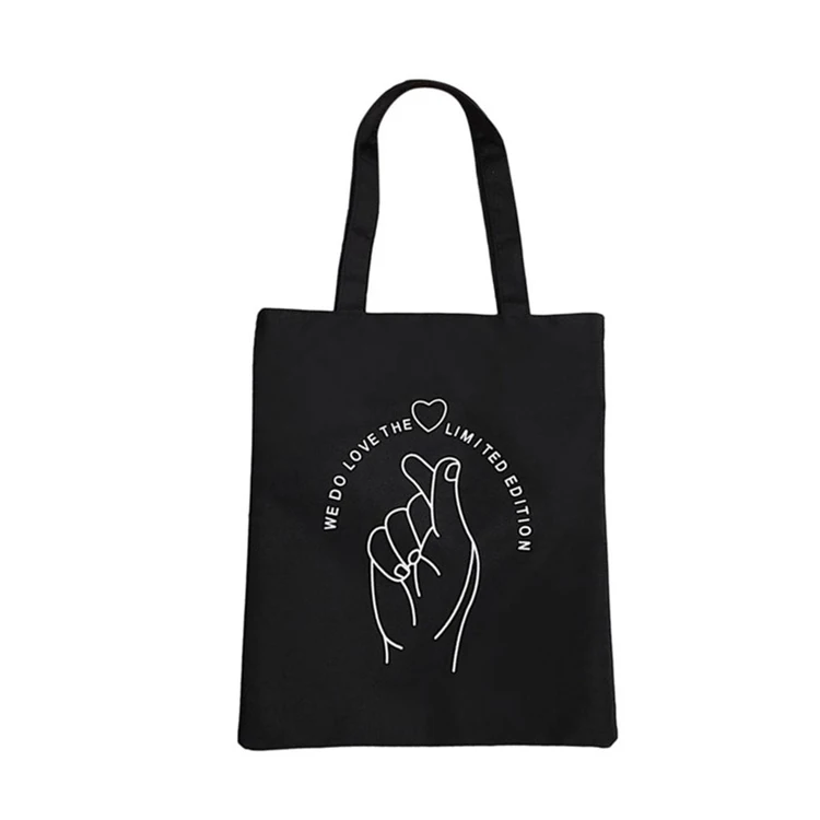 customizable promotional hand cotton tote shopping canvas bag
