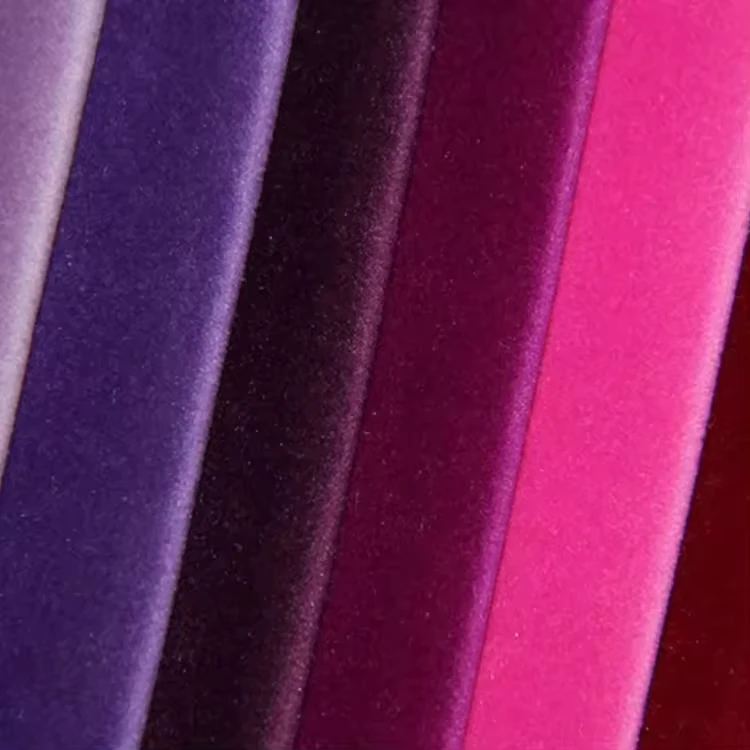 New Design European Home Textile Material Upholstery Plain Baby Face Velvet Super Soft Sofa Fabrics for Upholstery