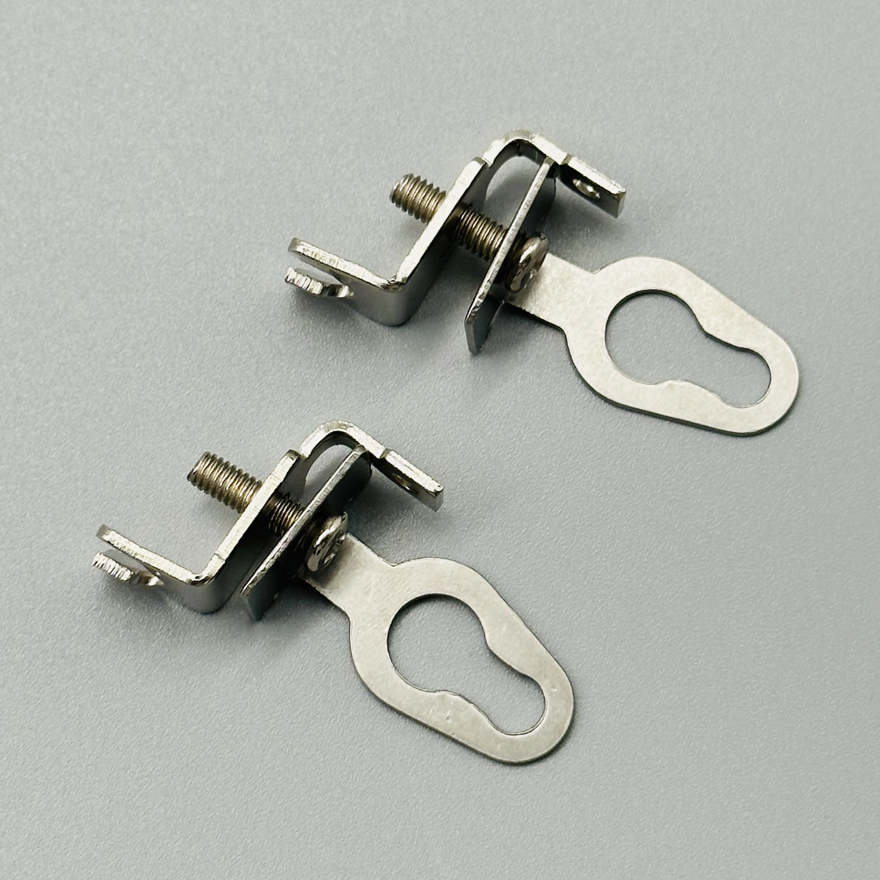 High Quality Stainless Steel End Stop Motorised Curtain S Fold Track End Cap S Wave Curtain Fix Lock  Catch