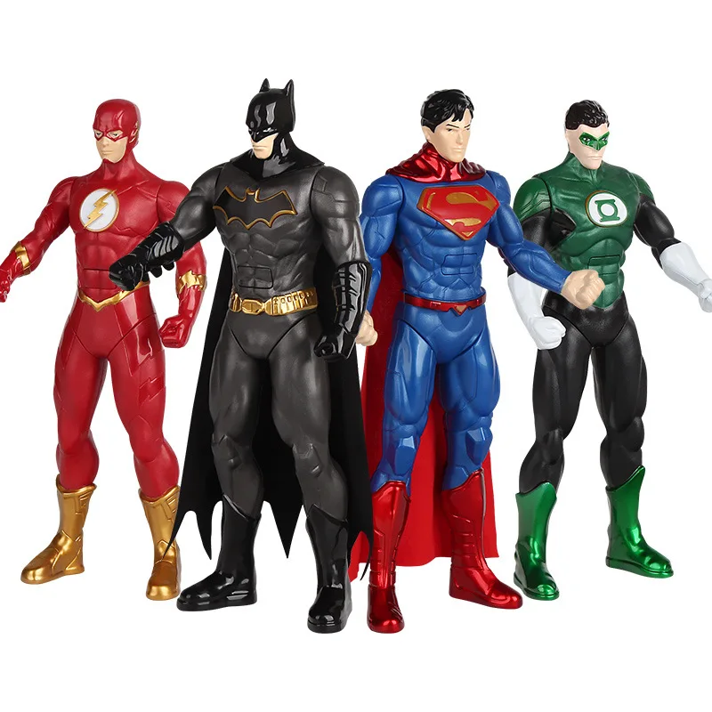 Justice League Superhero Action Figure , Superman, The Flash, Green Arrow, Boy Handmade Toy