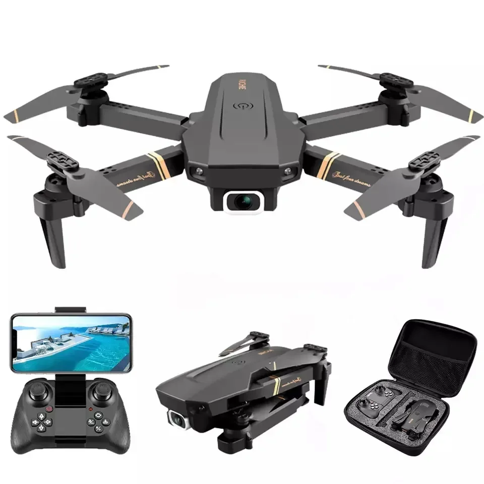 V4 Rc Дрон 4k HD широкоугольная камера 1080P WiFi fpv двойная Квадрокоптер в режиме реального времени передача вертолет игрушки
