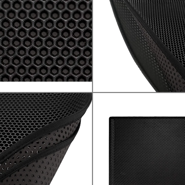 Honeycomb Double Layer Urine Water Proof Scatter Control Less Waste Easier Clean Washable Cat Litter Mat Cat Litter Trapping Mat