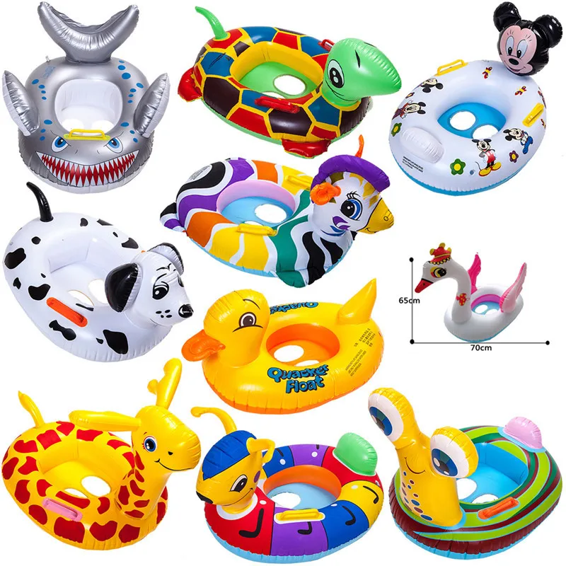 Wholesale 70cm Safety Durable Pool Float Ring Inflatable Round Spider Man Floats with Hanld Pvc for Kids 5~7days 70*53cm Express