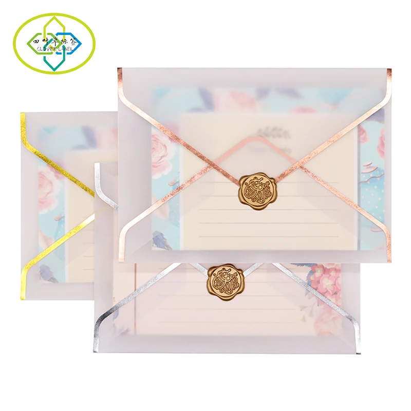 Custom semi-permeable upscale fine envelope, invitations, creative paper bags