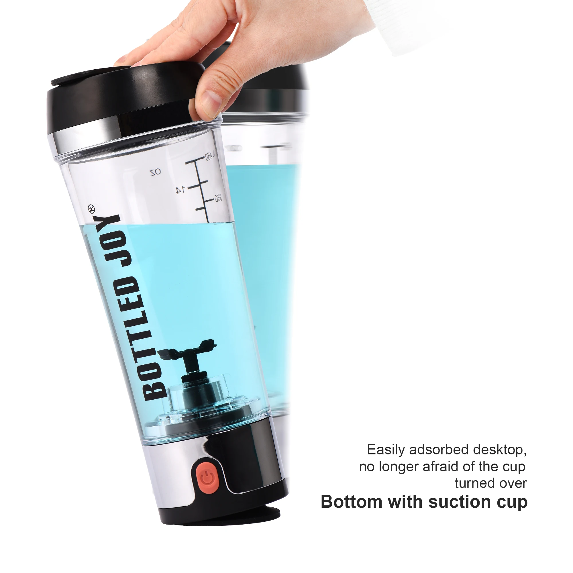 
2019 New BPA Free 450ml USB Rechargeable Automatic Electric Vortex Bottle Shaker 