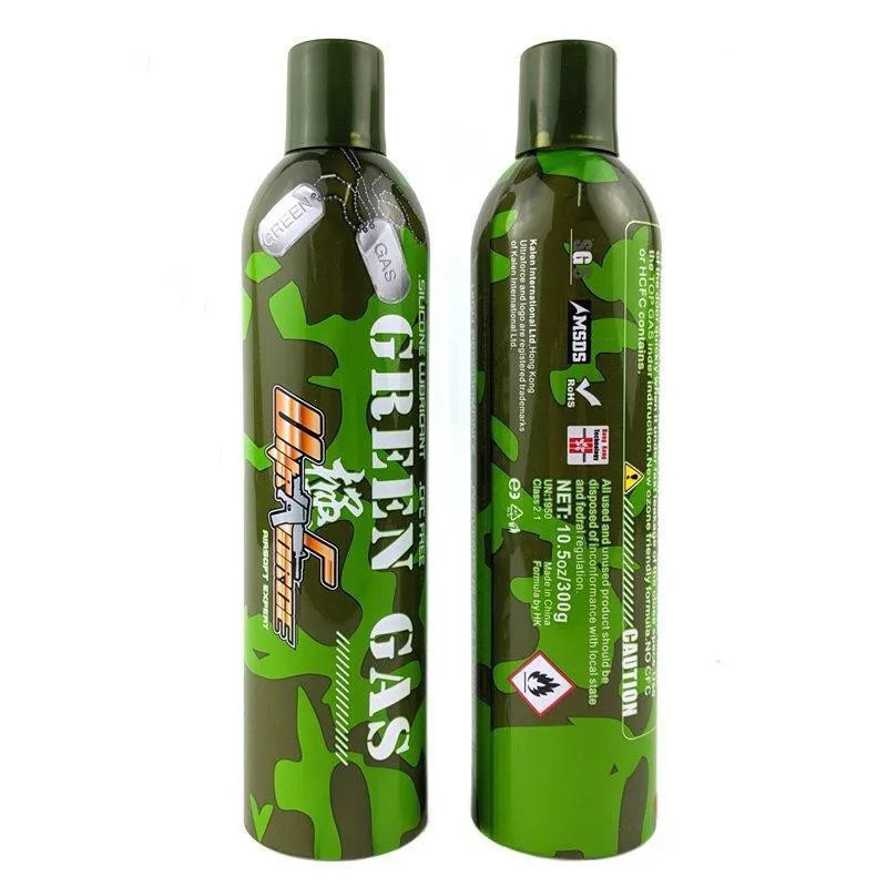 gas 1800ml puff dino green gas for game