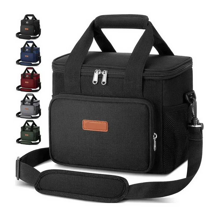 Custom Large Wine Insulated Lunch Tote Cooler Bags Beach Fishing Soft Picnic Square Cooler Bag