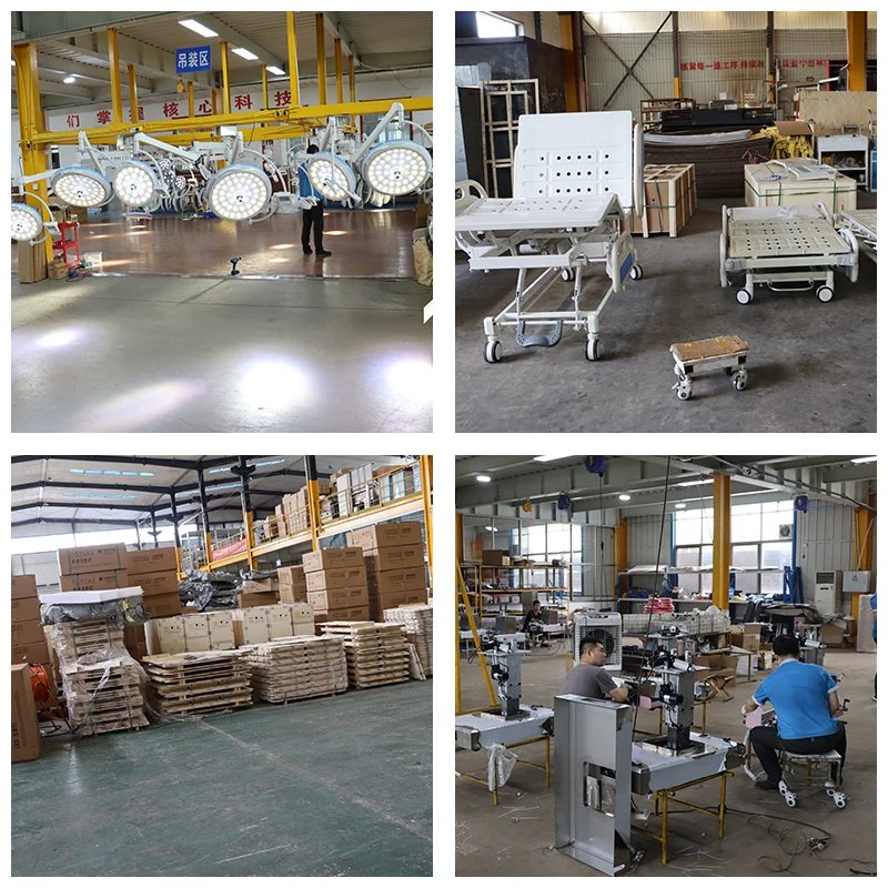 Low Price China Double Crank Manual Hospital Bed Mobile Orthopaedic Traction Bed