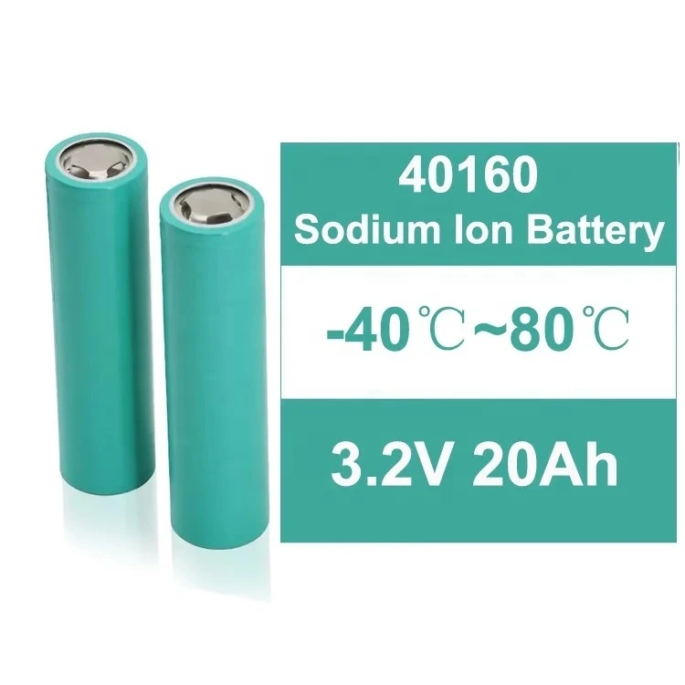 Grade A 20ah 3.1V Sodium Ion Cylindrical Battery 40160 Solar Power Station EV Ebike High Performance Na Ion Cylindrical Sib Cell