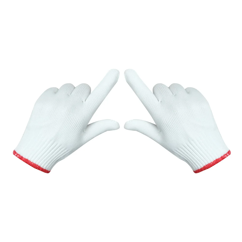 Nylon Labor Protection Men Durable Safety Gloves for Work Construction