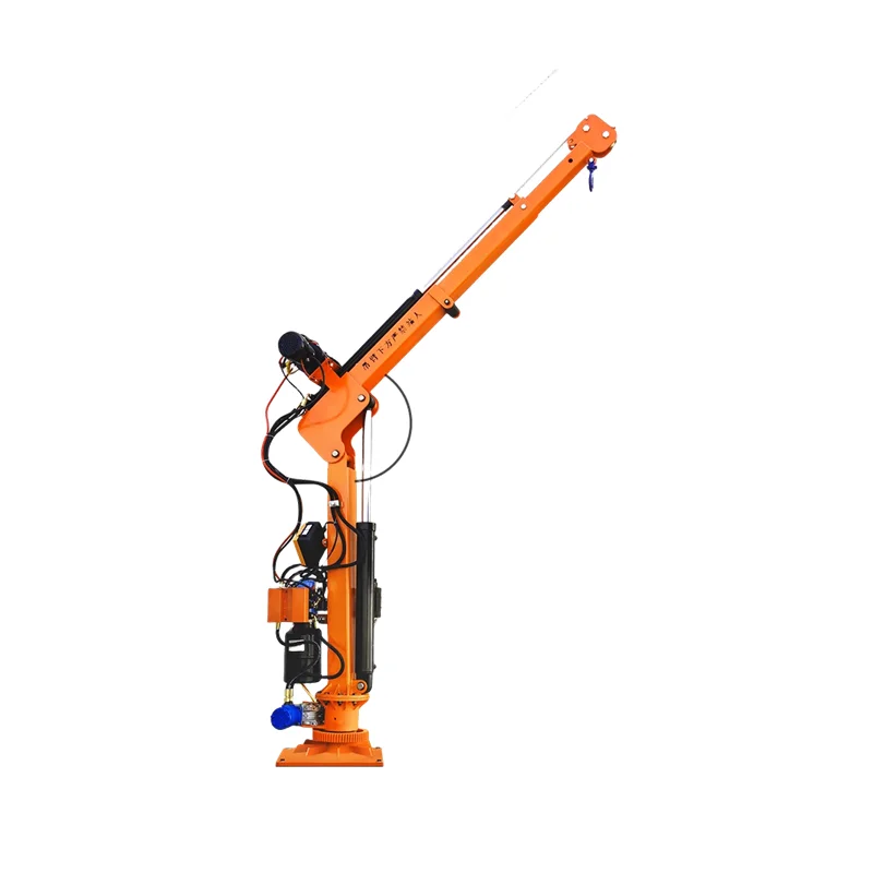 6Ton Truck Mobile Crane 360 Jib Car Crane Remote Control Electric Winch Rotary Boom 6000lbs 12000lbs