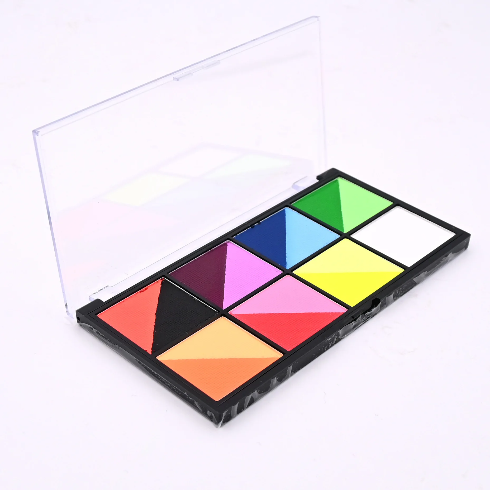 MLM Cosmetic Makeup Professional Face Painting Split Cake Paint Palette Non Toxic Rainbow Halloween Christmas Face Body Paint