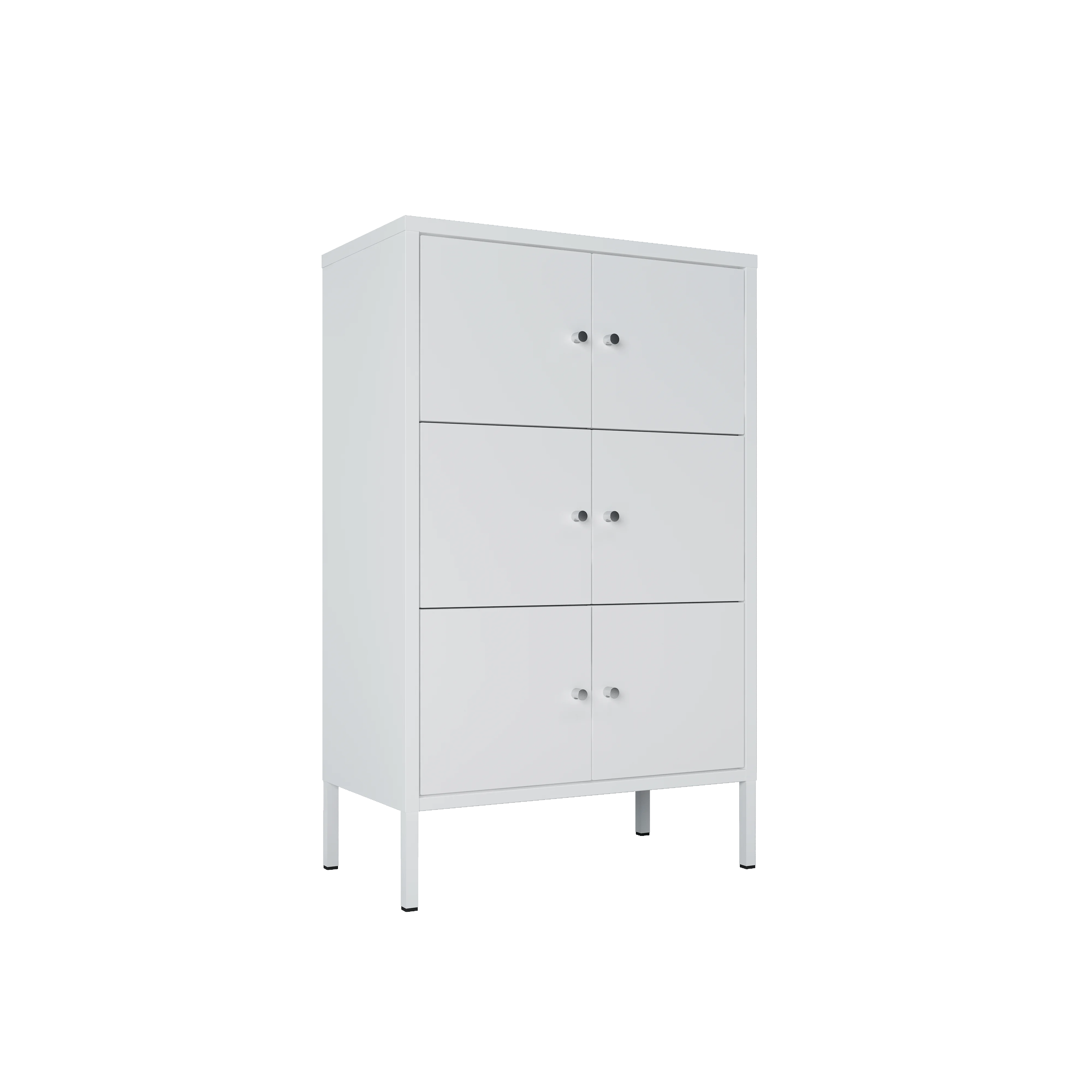 Высокое качество шкафы для хранения мебель для дома 6 двери шкафа металлический шкафчик для хранения шкафчик для обеспечения безопасности почтовый упаковка в разобранном виде